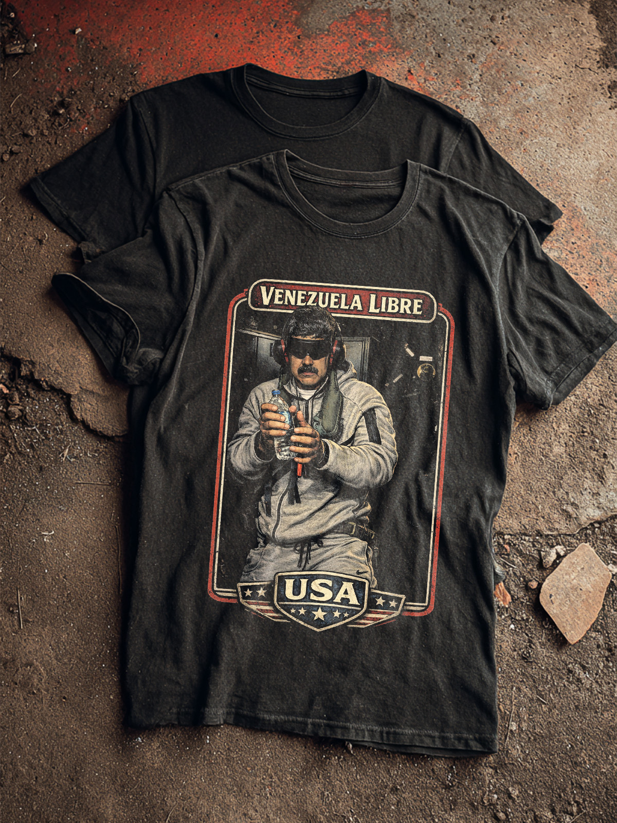 Venezuela Libre USA cotton T-shirt