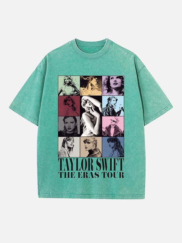 Taylor Swift Print Round Neck T-shirt
