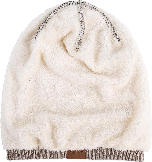  Beanie Hat for Men and Women Winter Warm Hats Knit Slouchy Thick Skull Cap