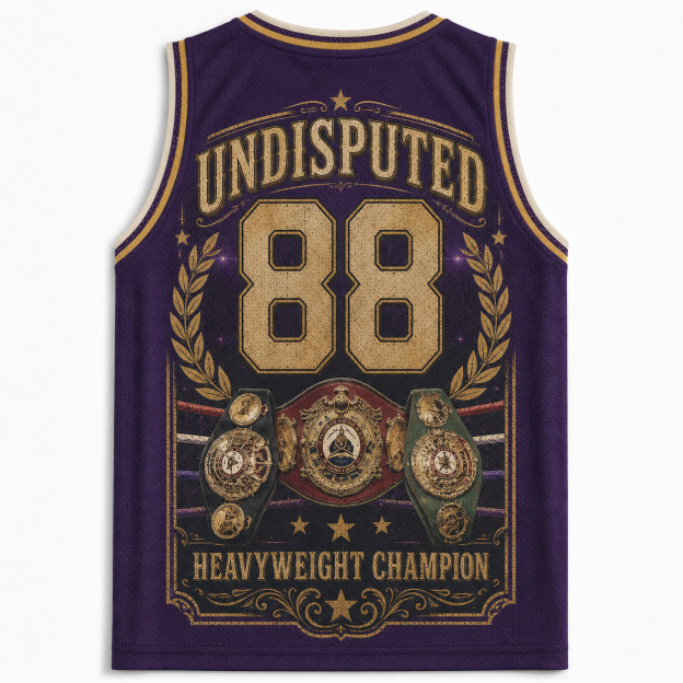 Vintage Mike Tyson Undisputed Heavyweight Champion 88 Jersey Tank