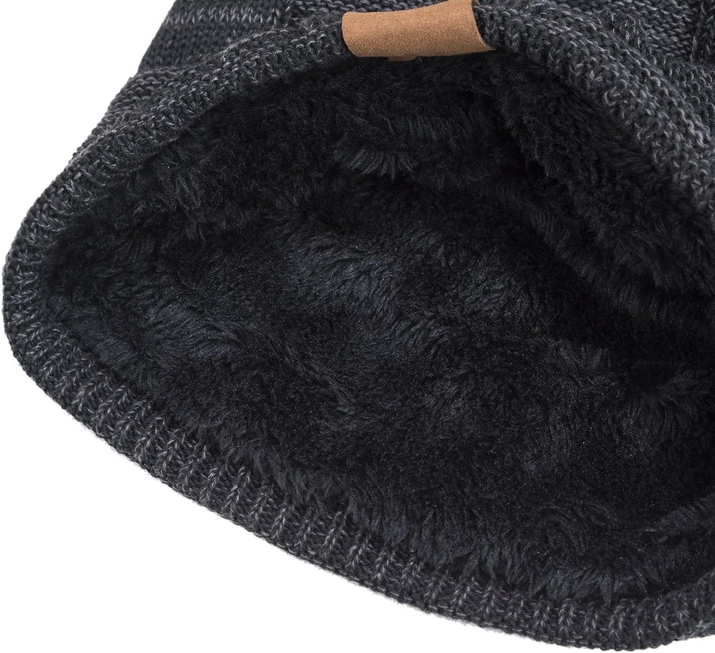  Beanie Hat for Men and Women Winter Warm Hats Knit Slouchy Thick Skull Cap