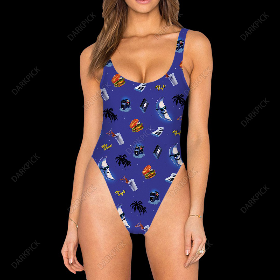 Late Night Delight High Legged One Piece Swimsuit