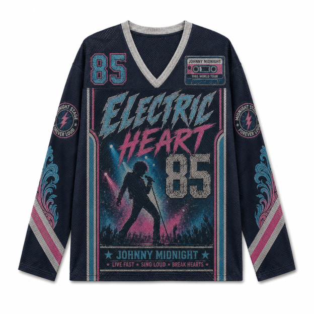 ELECTRIC HEART 85 V-Neck Long Sleeve Jersey