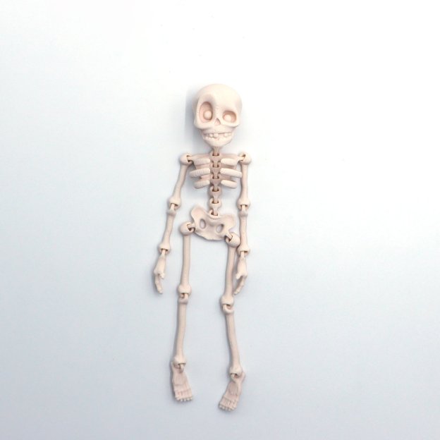 3D Printed Vintage Skeleton Magnetic Figurine 🎃