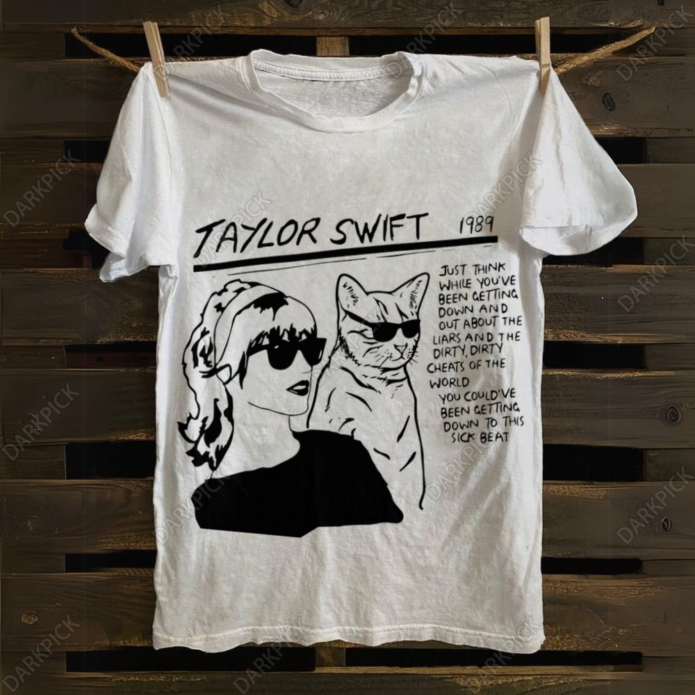 Unisex Taylor Swift Singer Cat T-Shirt