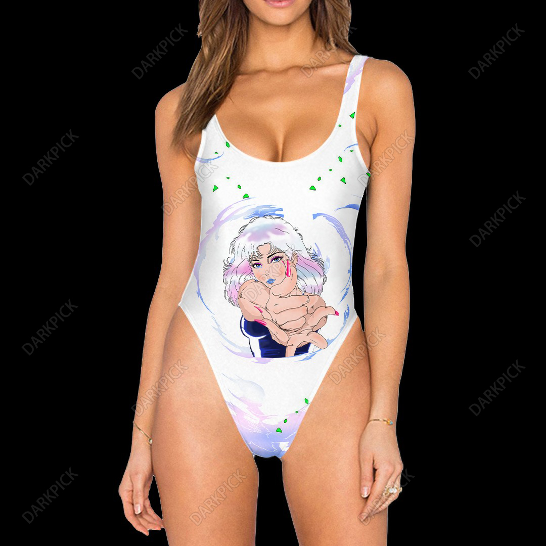 One Shot High Legged One Piece Swimsuit