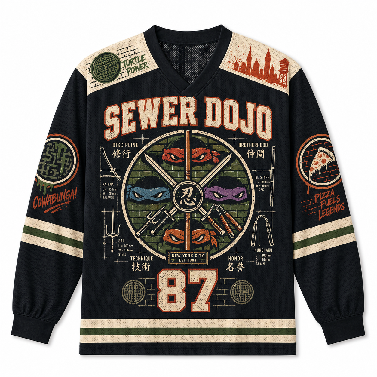 SEWER DOJO Jersey Shirts