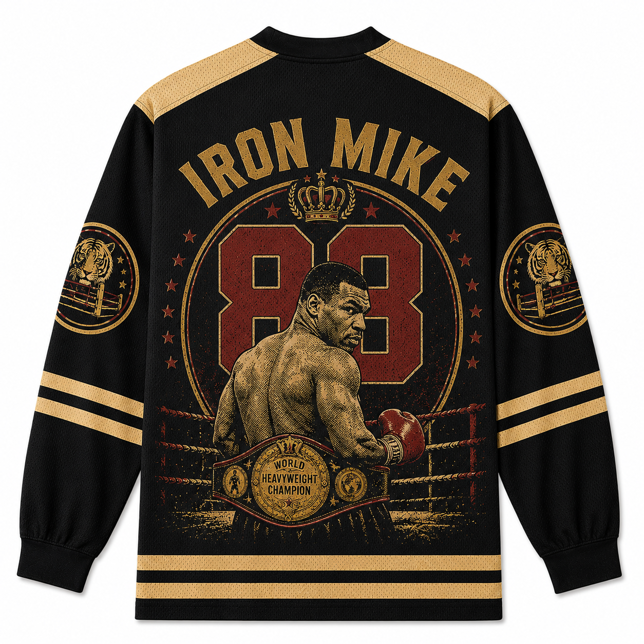 IRON MIKE 88 V-Neck Long Sleeve Jersey