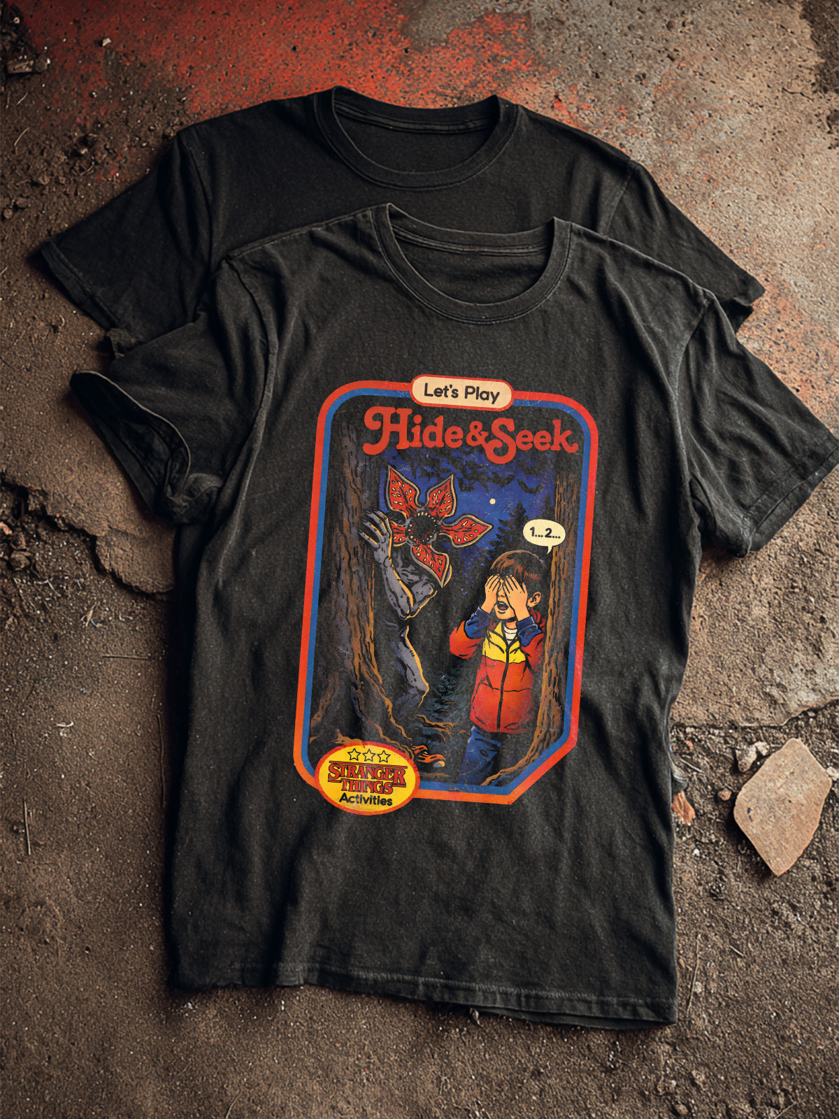 Stranger Things Hide & Seek cotton T-shirt