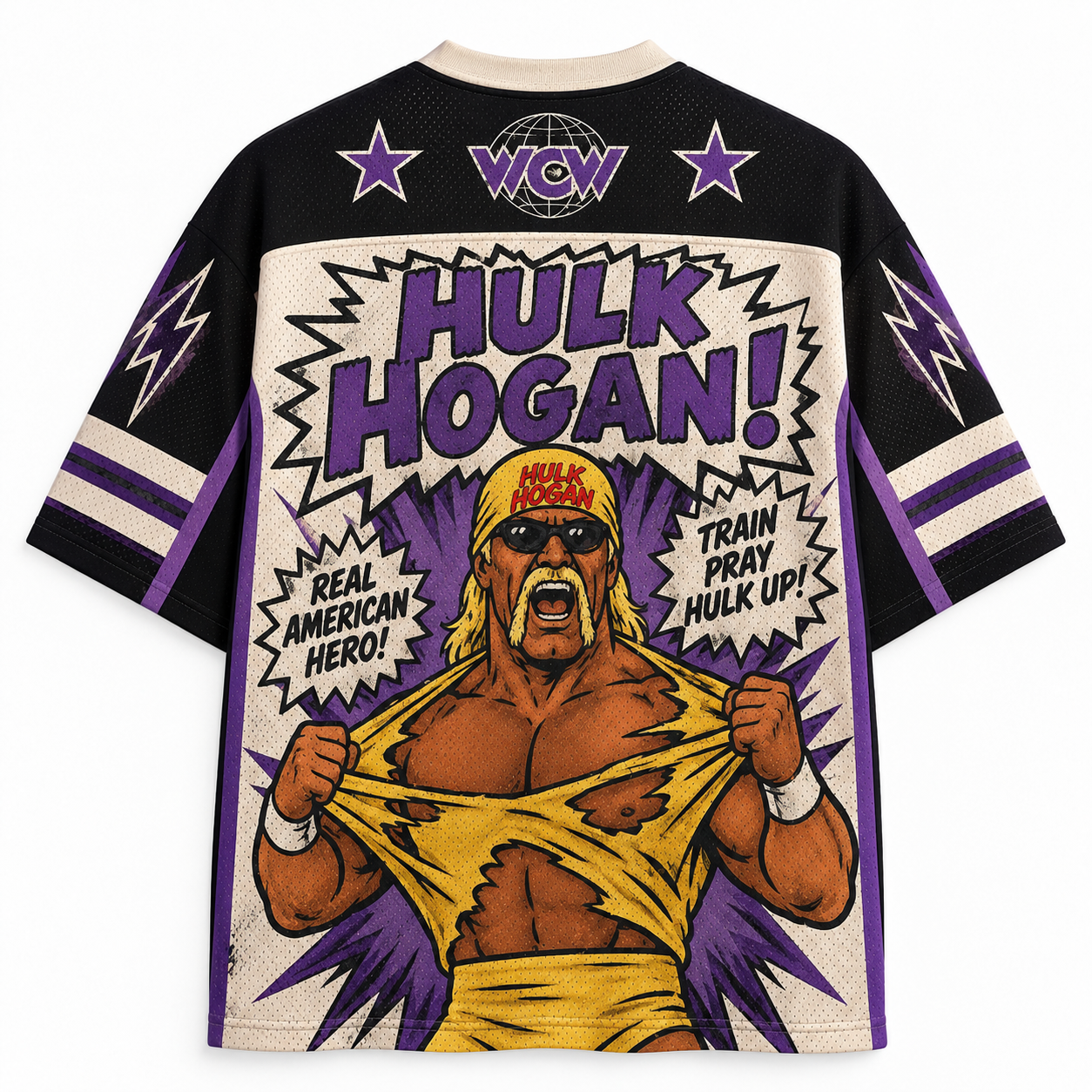 WCW Lex Luger Hulk Hogan Interview Jersey