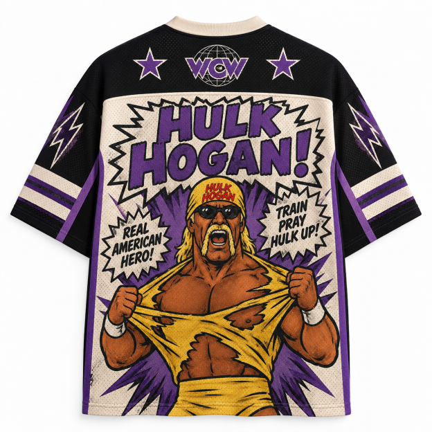 WCW Lex Luger Hulk Hogan Interview Jersey