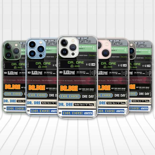Dr. Dre Albums Cassette Collection Retro Phone Case