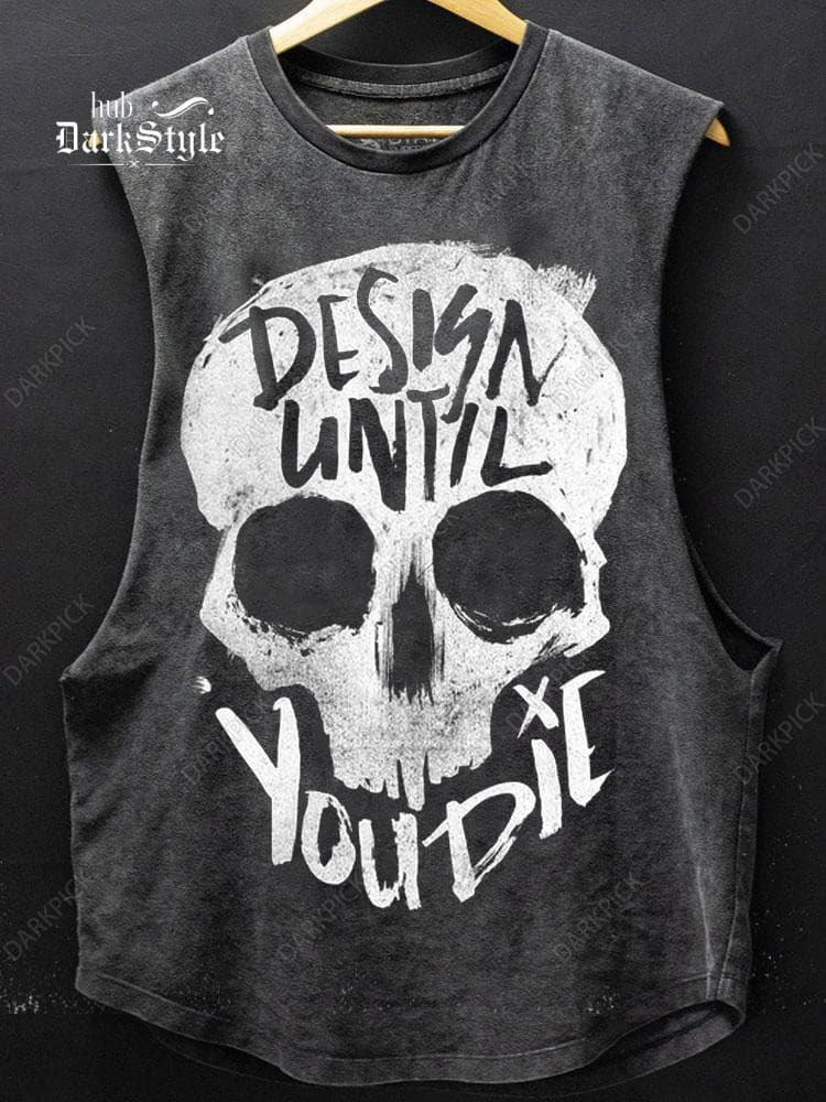 Men's Design Until You Die Skull Art Classic Tank Top