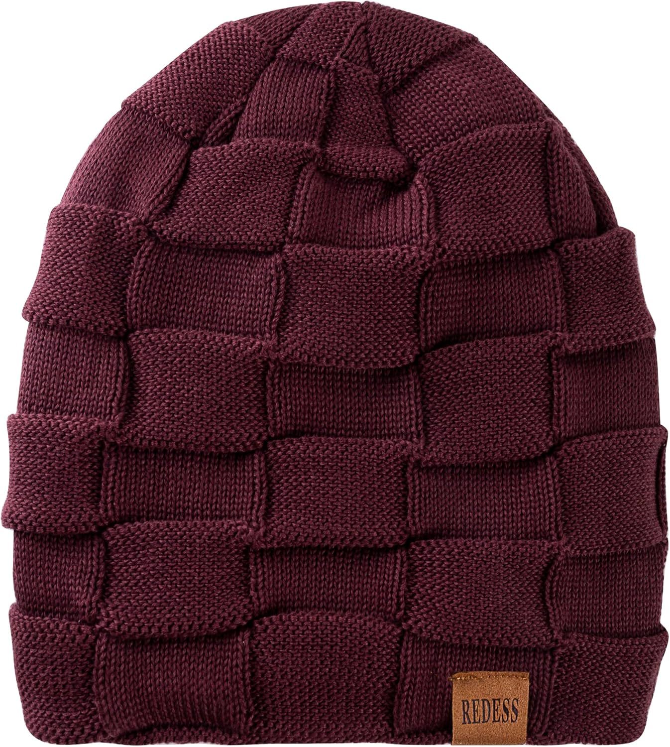  Beanie Hat for Men and Women Winter Warm Hats Knit Slouchy Thick Skull Cap