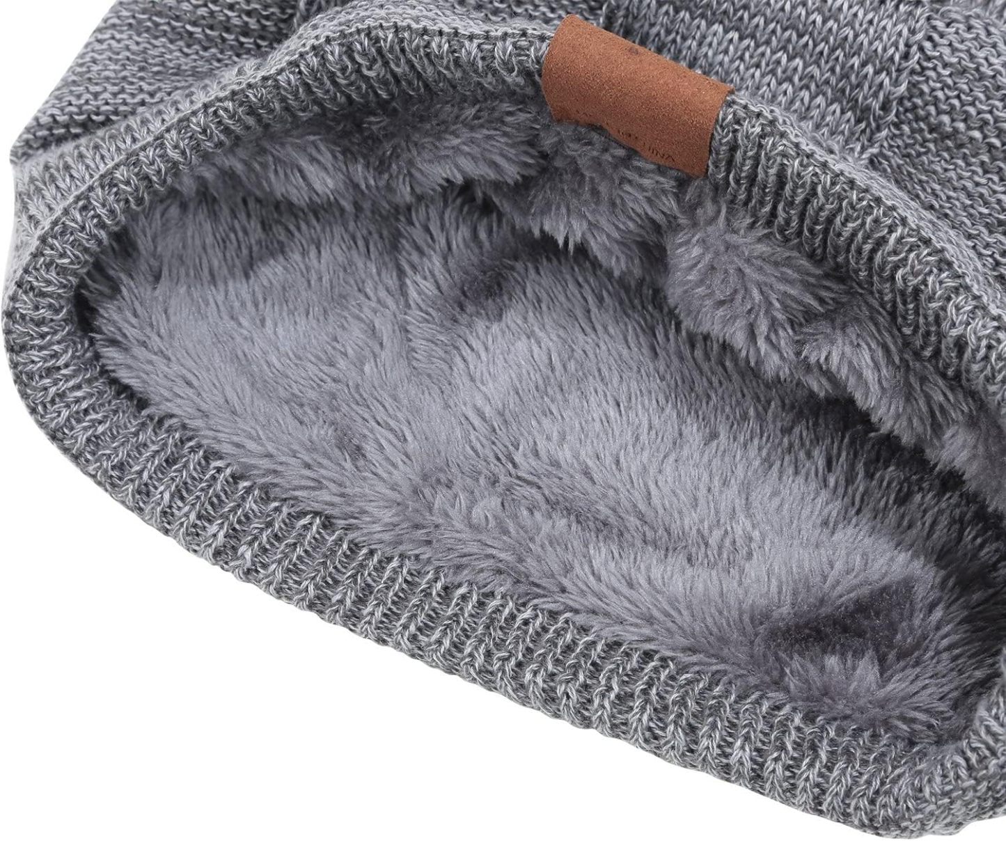  Beanie Hat for Men and Women Winter Warm Hats Knit Slouchy Thick Skull Cap