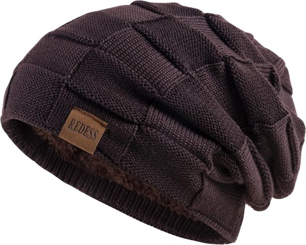  Beanie Hat for Men and Women Winter Warm Hats Knit Slouchy Thick Skull Cap