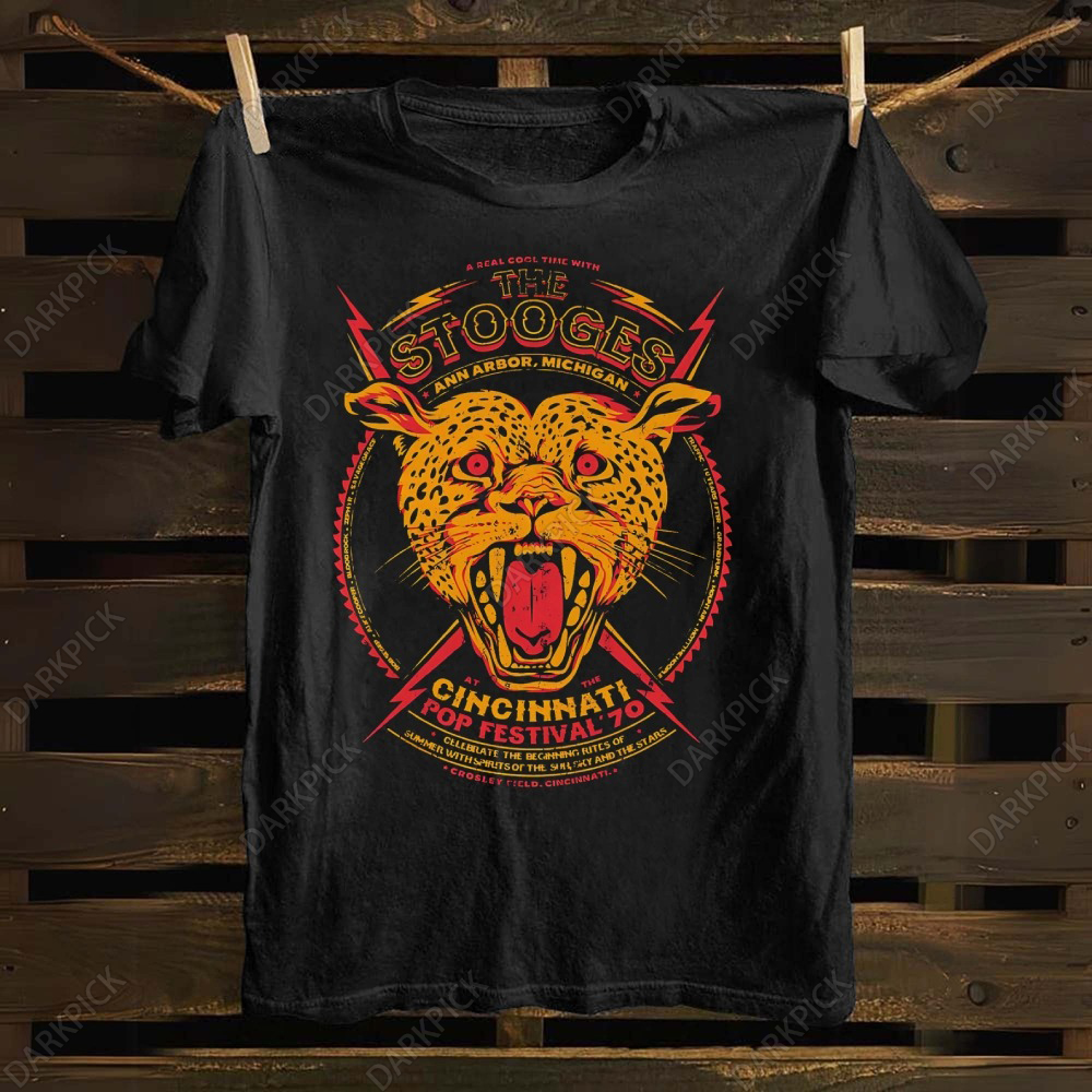 Unisex cotton The Stooges T-shirt