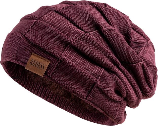  Beanie Hat for Men and Women Winter Warm Hats Knit Slouchy Thick Skull Cap