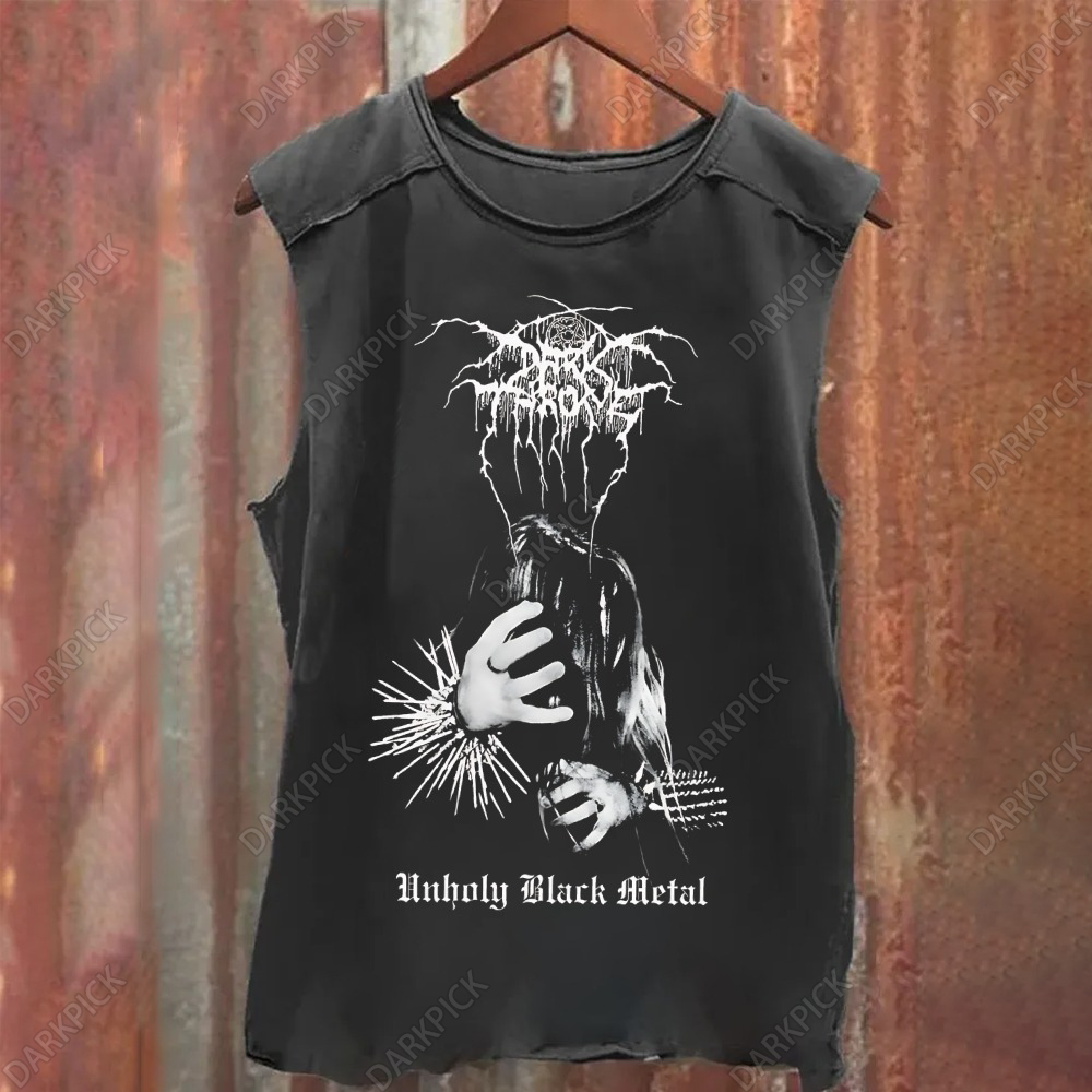 Unisex Vintage Washed  Darkthrone Tank Top