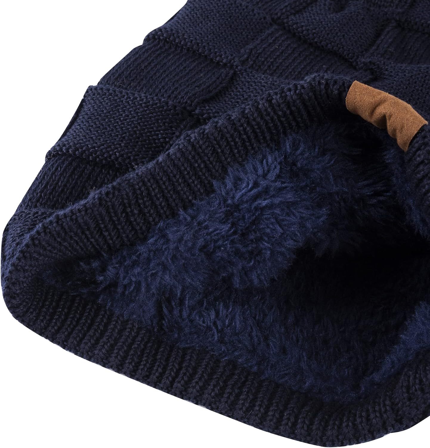  Beanie Hat for Men and Women Winter Warm Hats Knit Slouchy Thick Skull Cap