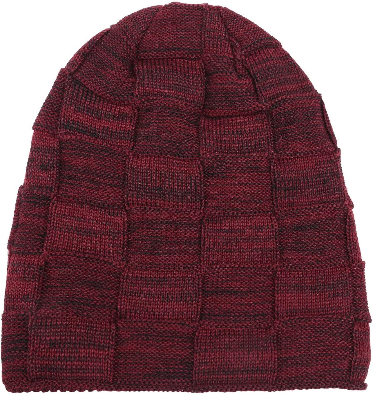  Beanie Hat for Men and Women Winter Warm Hats Knit Slouchy Thick Skull Cap