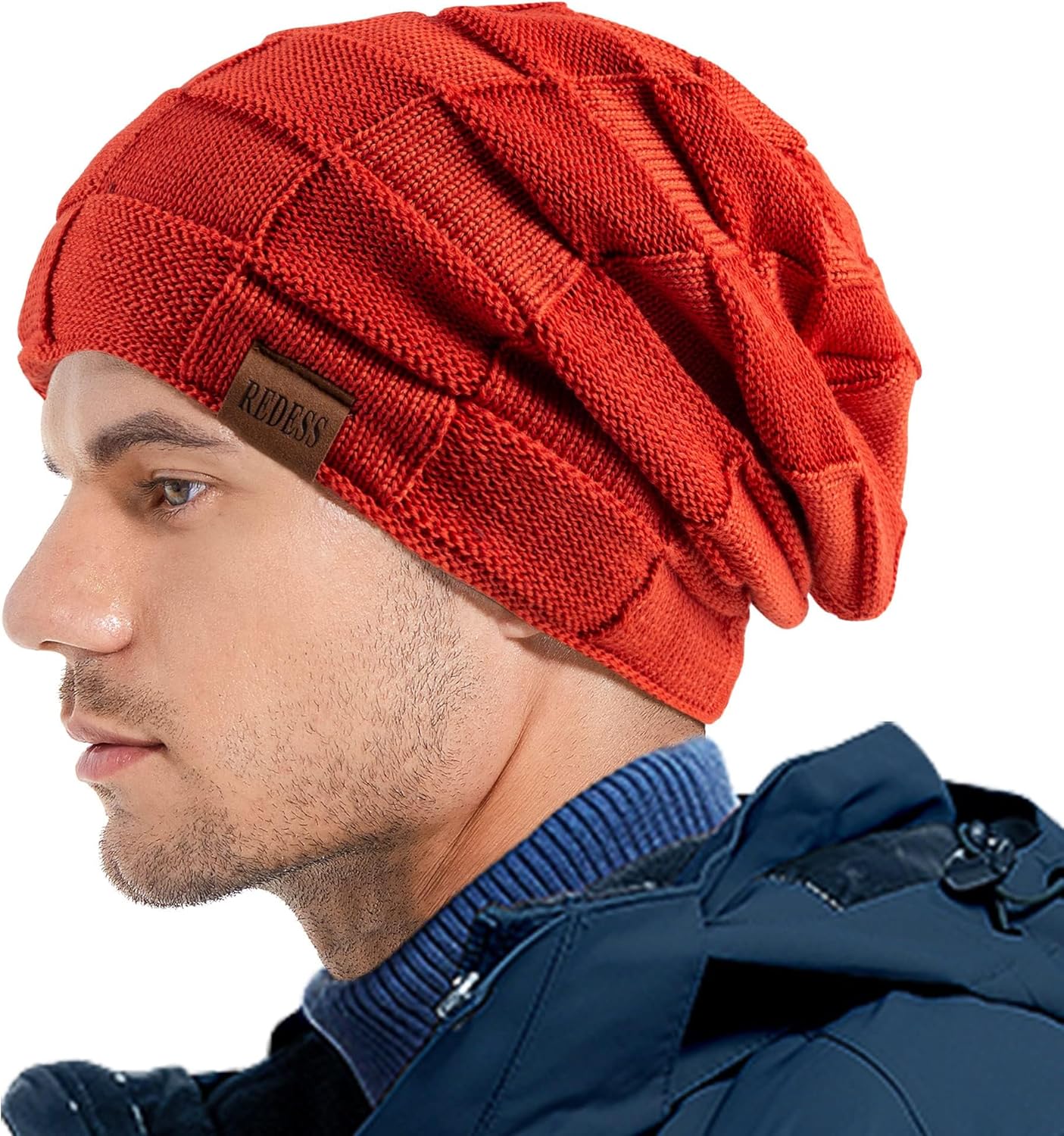  Beanie Hat for Men and Women Winter Warm Hats Knit Slouchy Thick Skull Cap