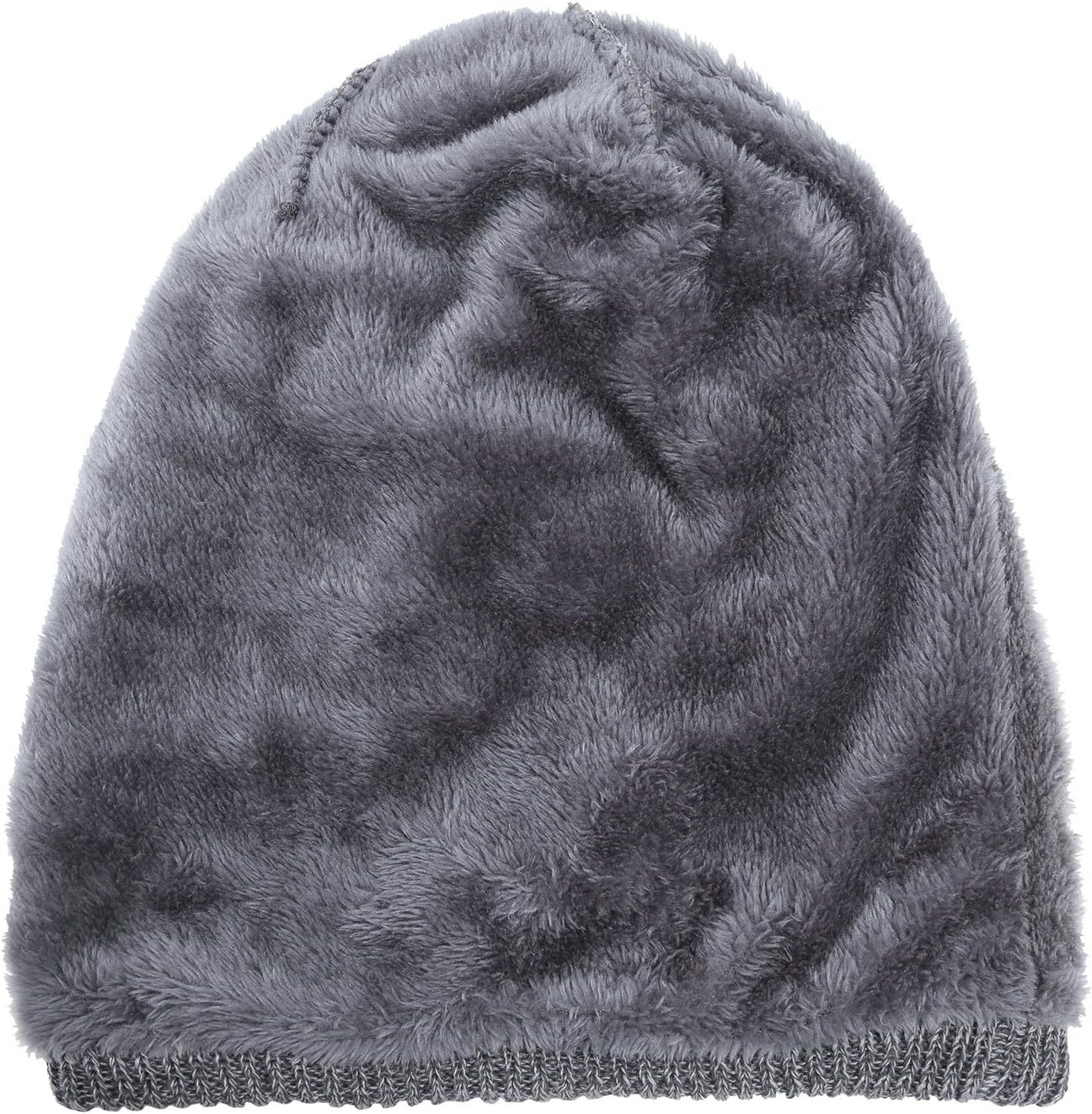  Beanie Hat for Men and Women Winter Warm Hats Knit Slouchy Thick Skull Cap