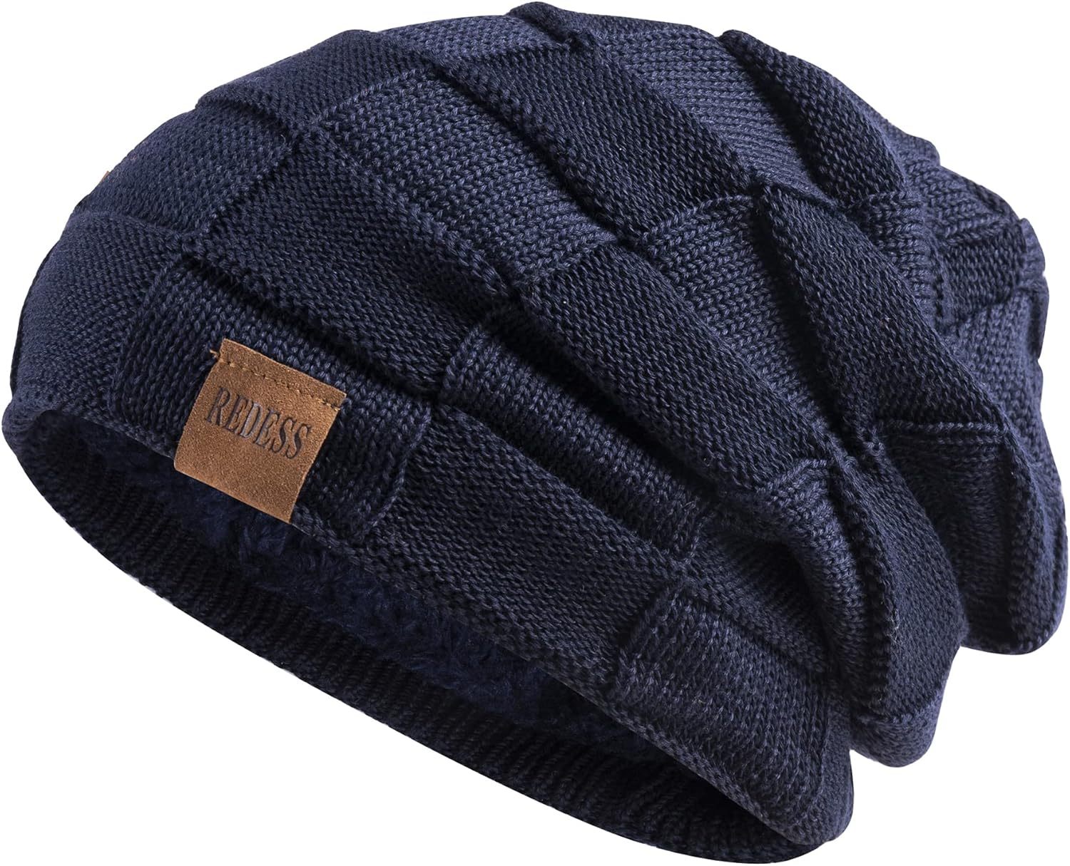  Beanie Hat for Men and Women Winter Warm Hats Knit Slouchy Thick Skull Cap