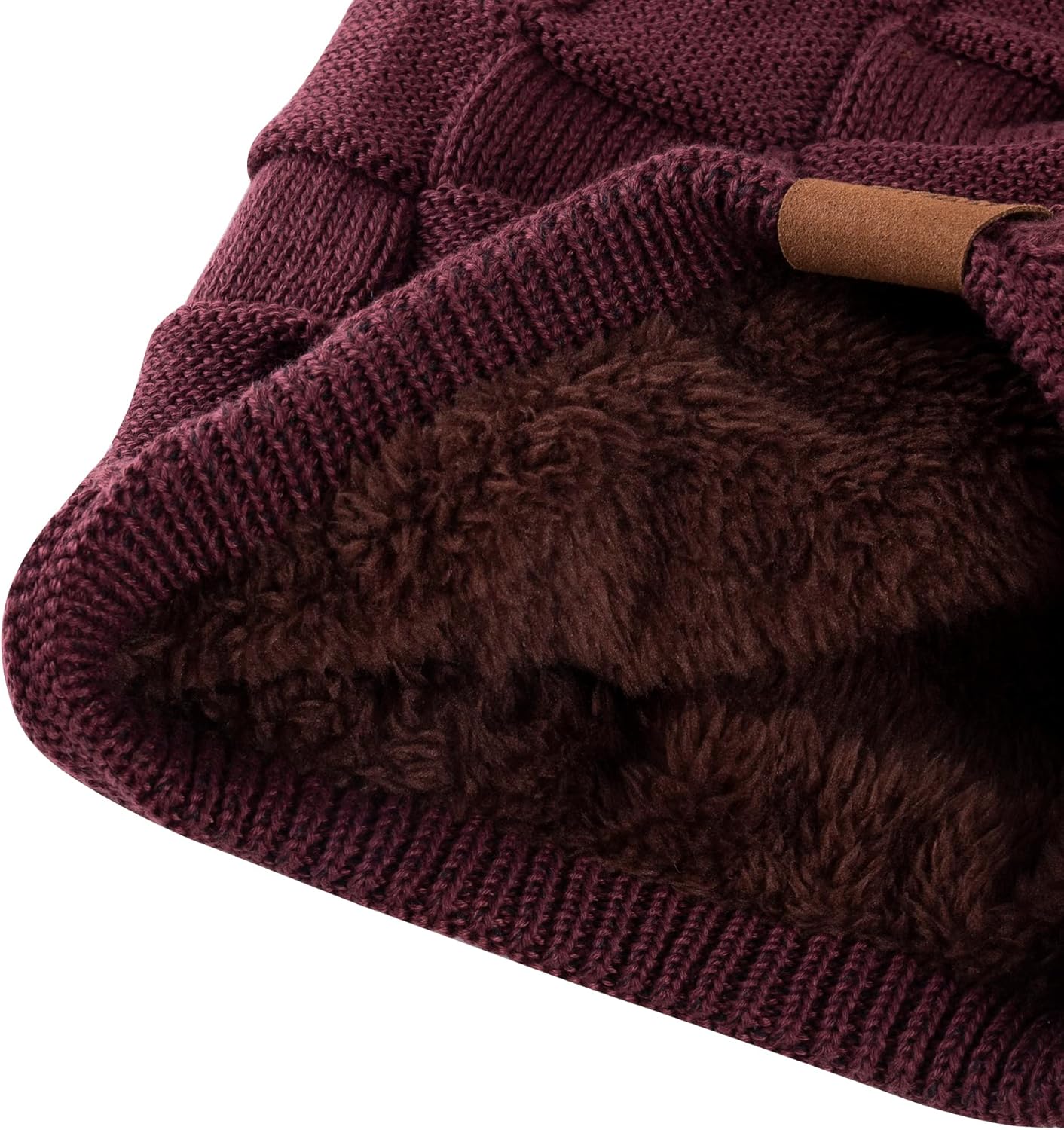  Beanie Hat for Men and Women Winter Warm Hats Knit Slouchy Thick Skull Cap