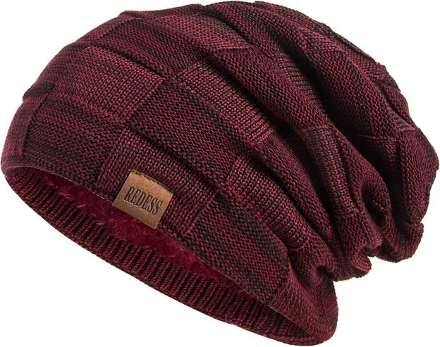  Beanie Hat for Men and Women Winter Warm Hats Knit Slouchy Thick Skull Cap