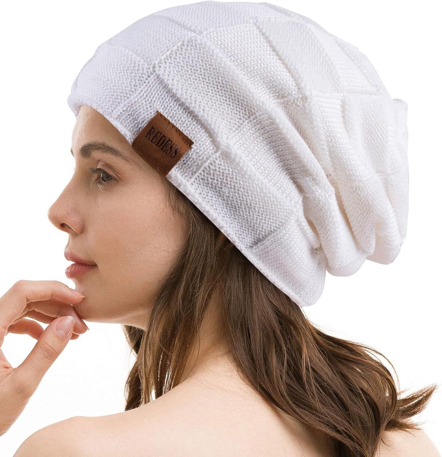  Beanie Hat for Men and Women Winter Warm Hats Knit Slouchy Thick Skull Cap