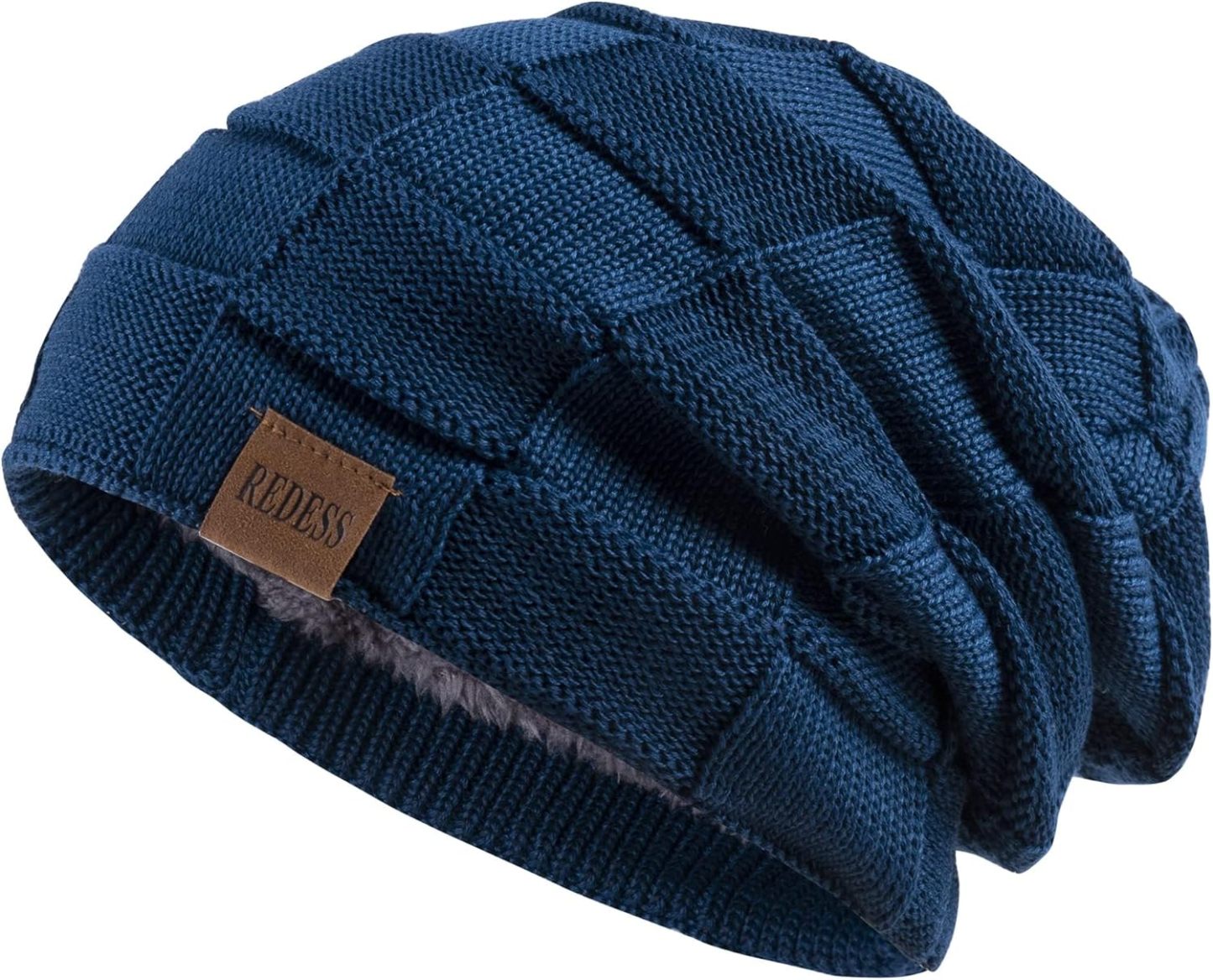  Beanie Hat for Men and Women Winter Warm Hats Knit Slouchy Thick Skull Cap