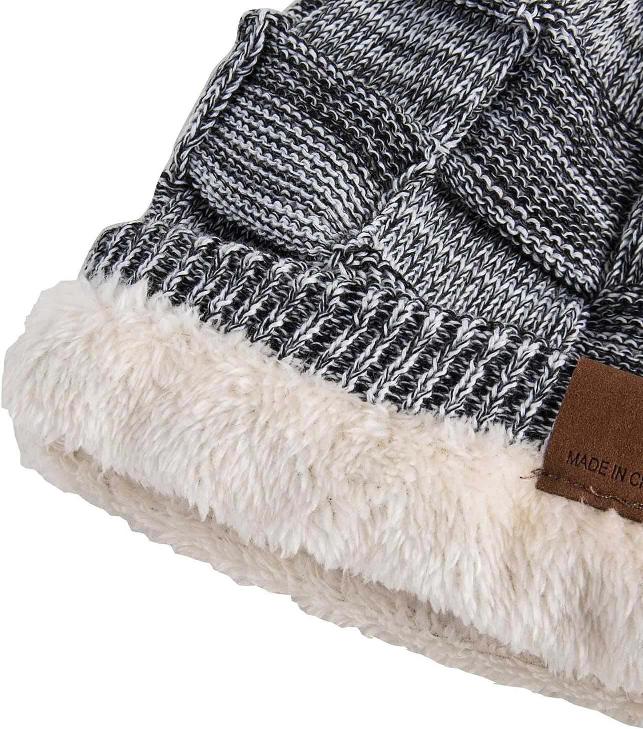  Beanie Hat for Men and Women Winter Warm Hats Knit Slouchy Thick Skull Cap