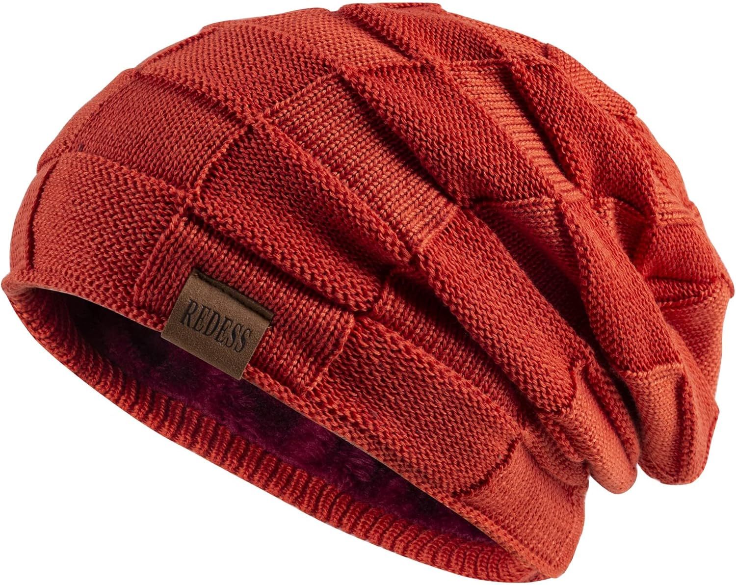  Beanie Hat for Men and Women Winter Warm Hats Knit Slouchy Thick Skull Cap