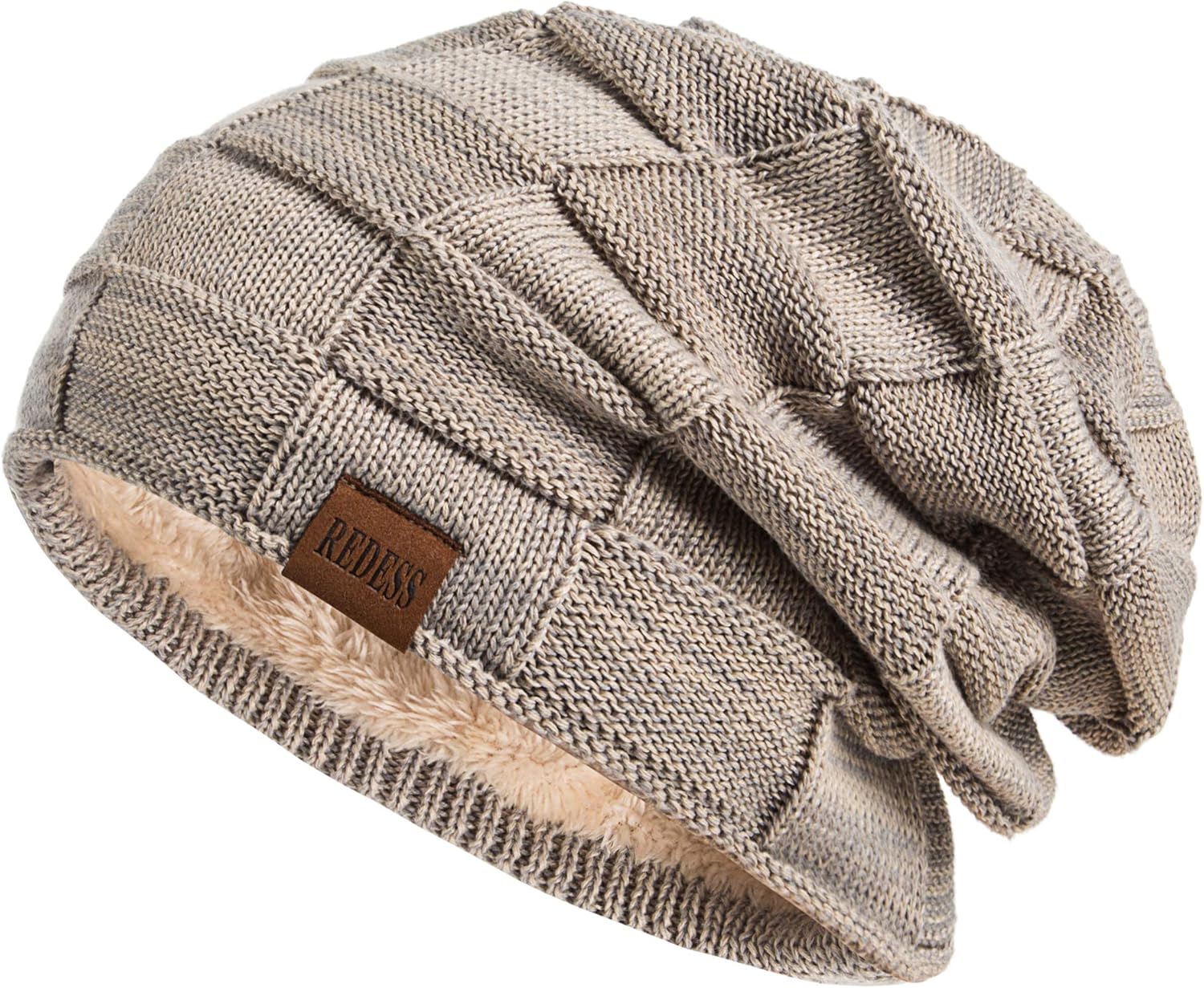  Beanie Hat for Men and Women Winter Warm Hats Knit Slouchy Thick Skull Cap