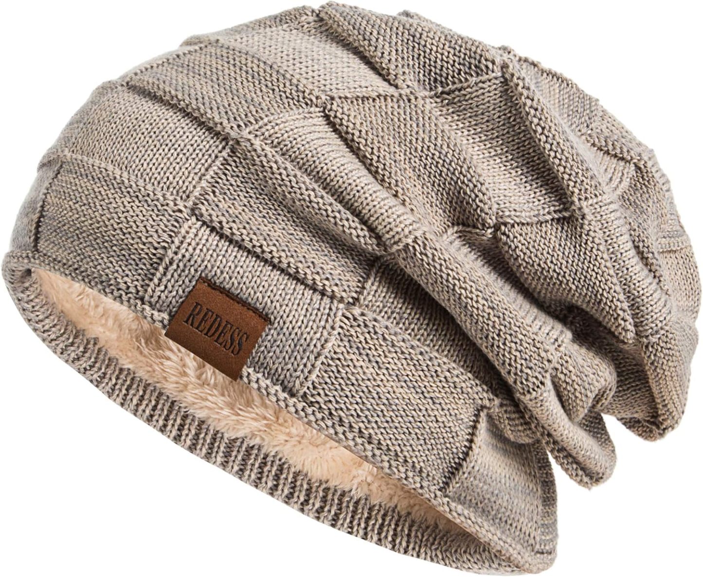  Beanie Hat for Men and Women Winter Warm Hats Knit Slouchy Thick Skull Cap