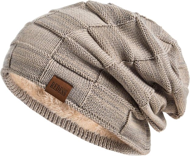  Beanie Hat for Men and Women Winter Warm Hats Knit Slouchy Thick Skull Cap