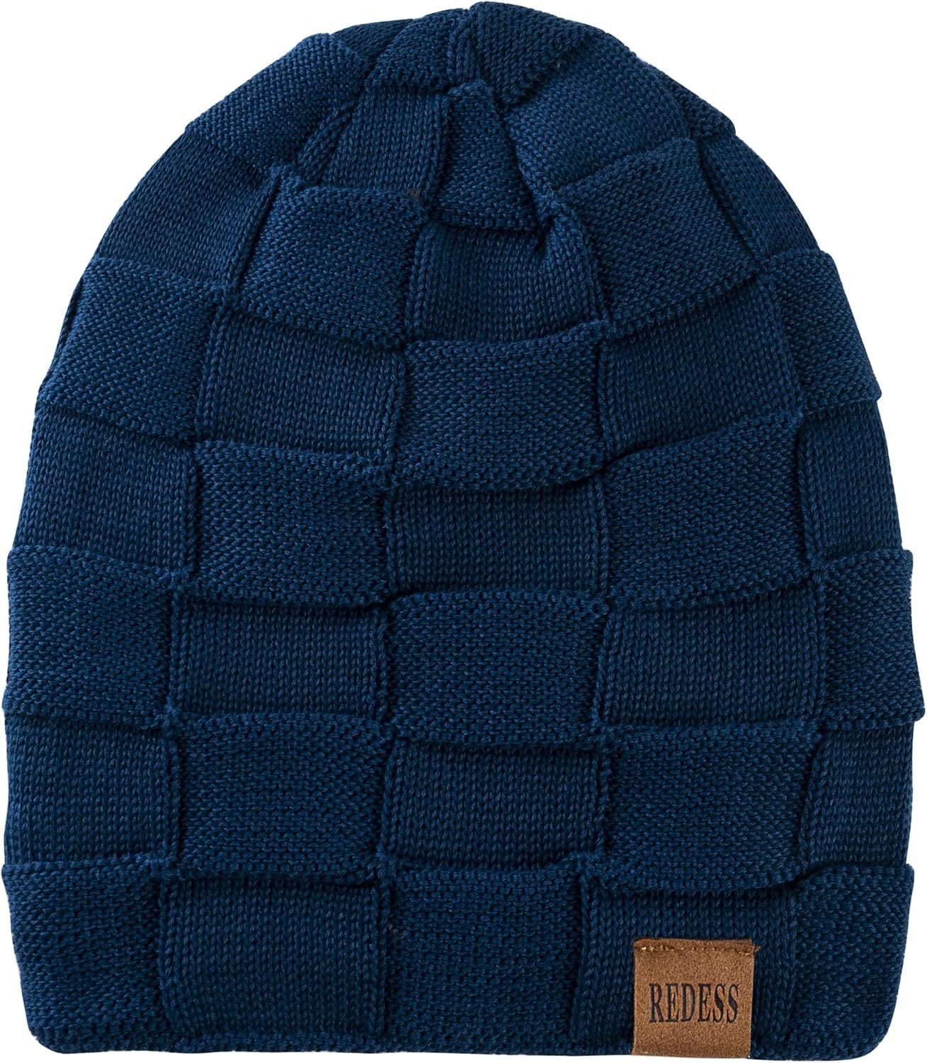  Beanie Hat for Men and Women Winter Warm Hats Knit Slouchy Thick Skull Cap