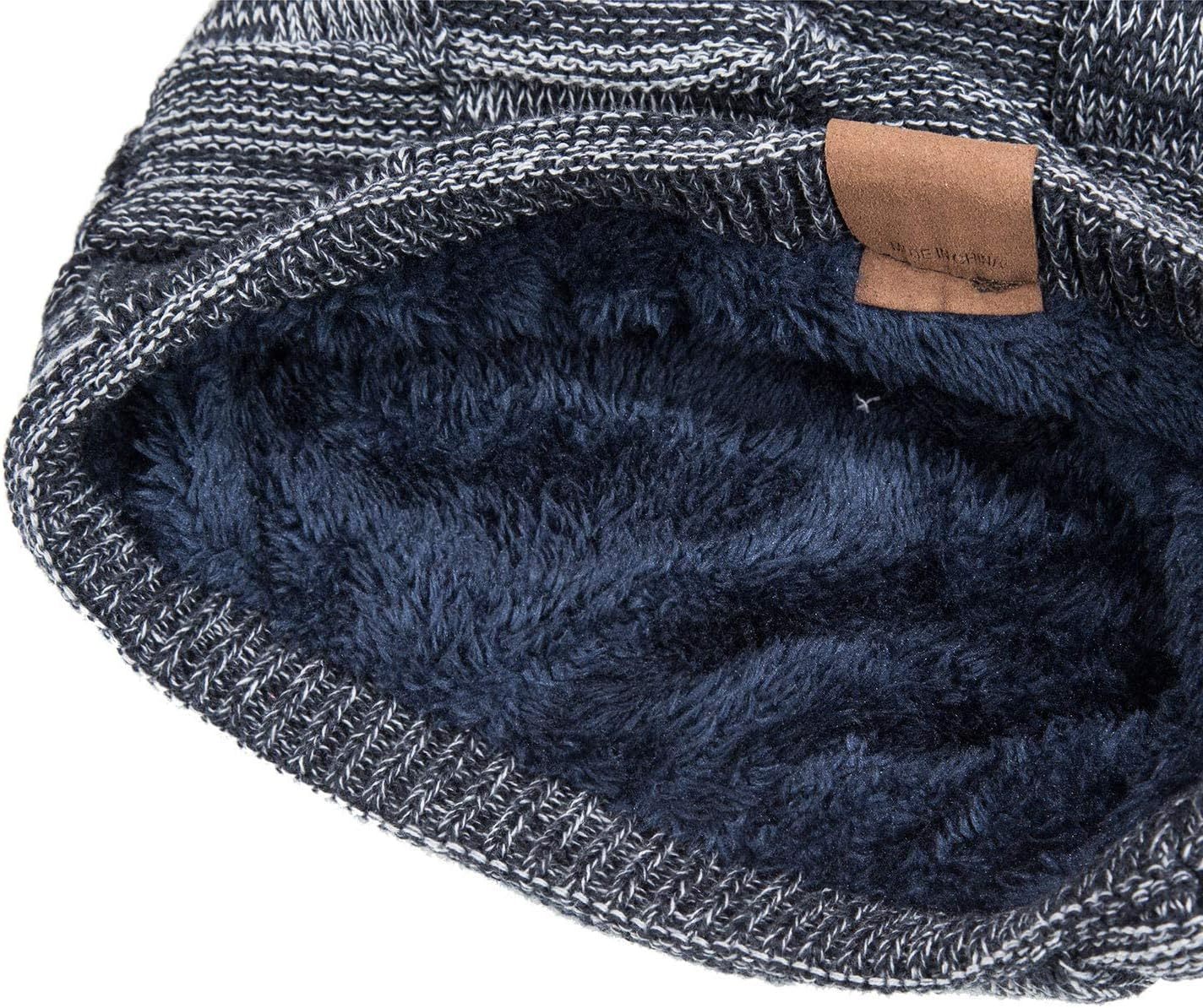  Beanie Hat for Men and Women Winter Warm Hats Knit Slouchy Thick Skull Cap