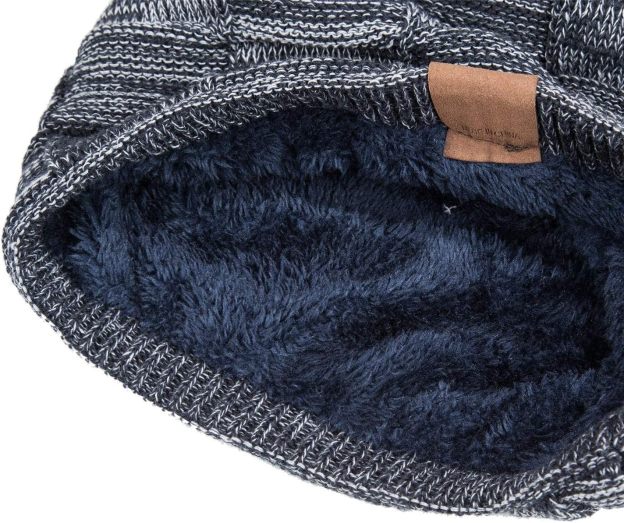  Beanie Hat for Men and Women Winter Warm Hats Knit Slouchy Thick Skull Cap