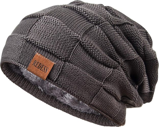  Beanie Hat for Men and Women Winter Warm Hats Knit Slouchy Thick Skull Cap