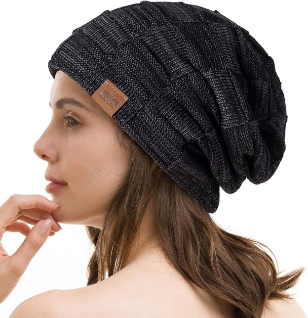  Beanie Hat for Men and Women Winter Warm Hats Knit Slouchy Thick Skull Cap