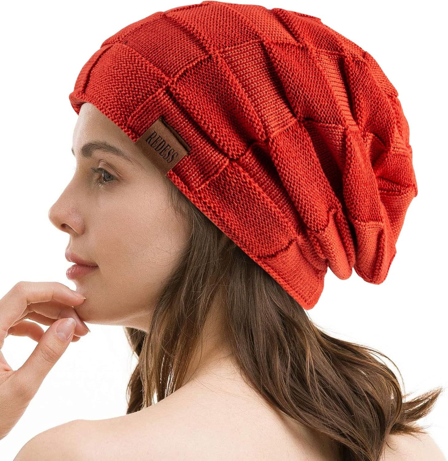  Beanie Hat for Men and Women Winter Warm Hats Knit Slouchy Thick Skull Cap