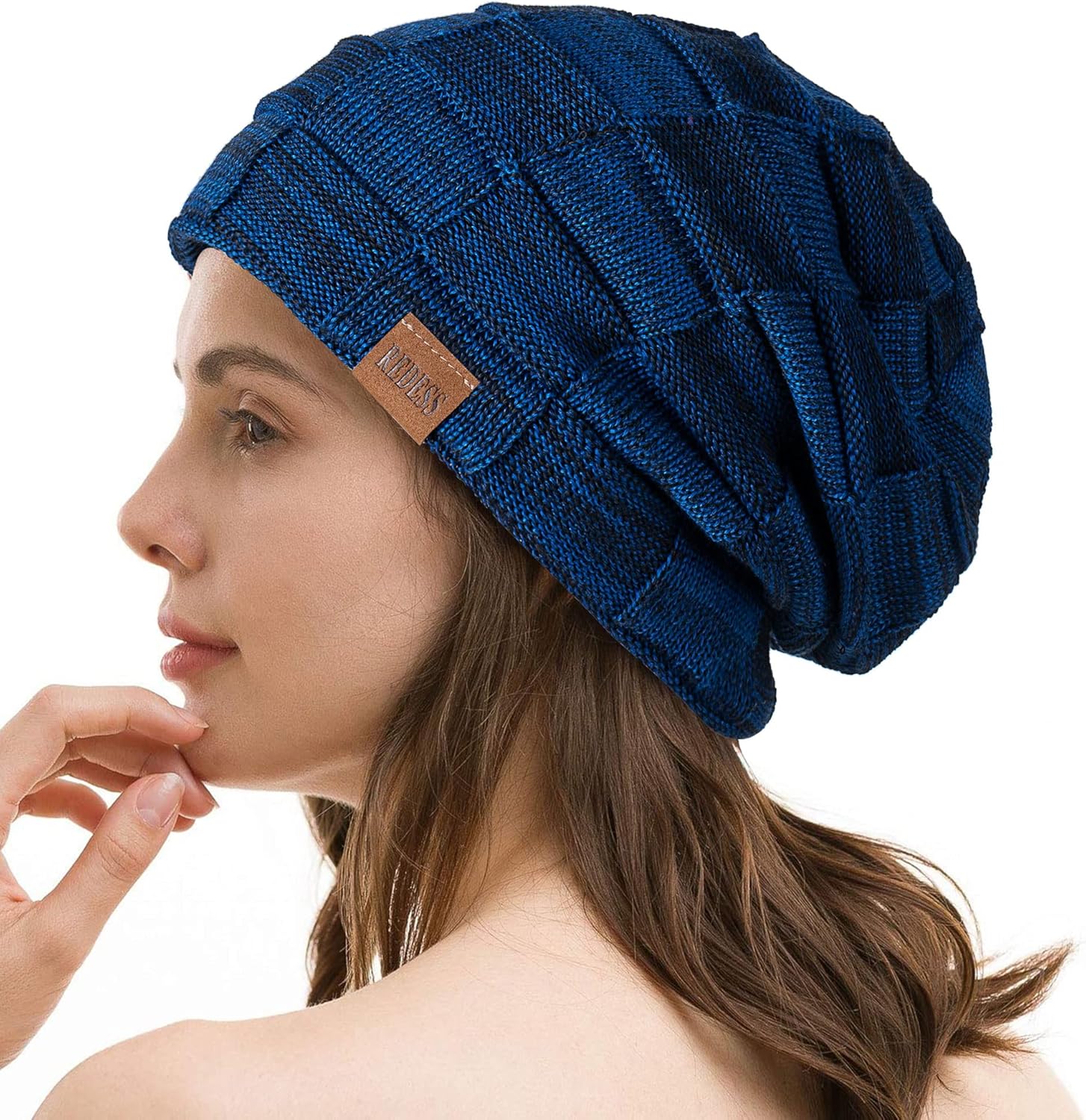  Beanie Hat for Men and Women Winter Warm Hats Knit Slouchy Thick Skull Cap