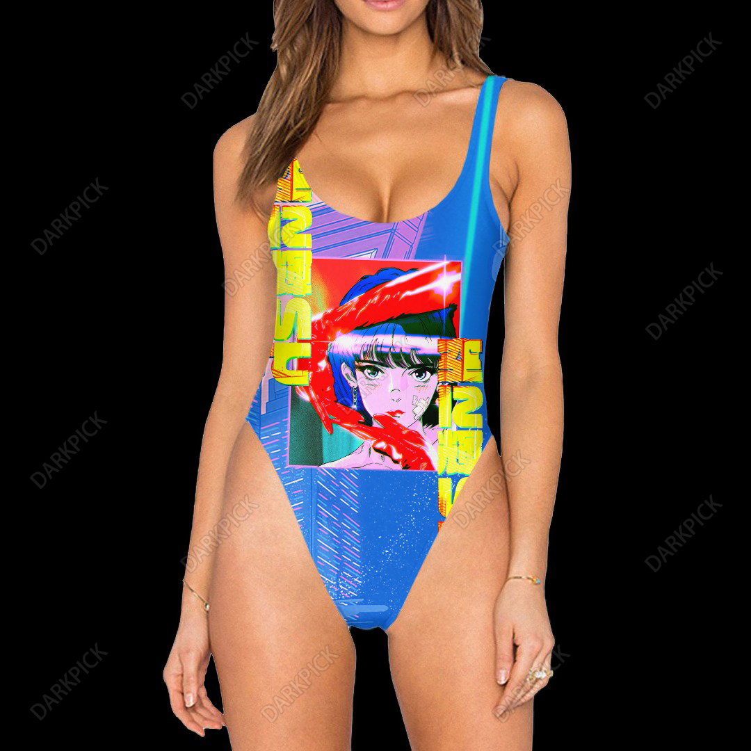 Cyber Ningyo High Legged One Piece Swimsuit