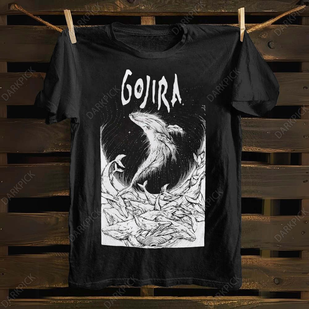 Unisex cotton Gojira Heavy Metal Band T-shirt