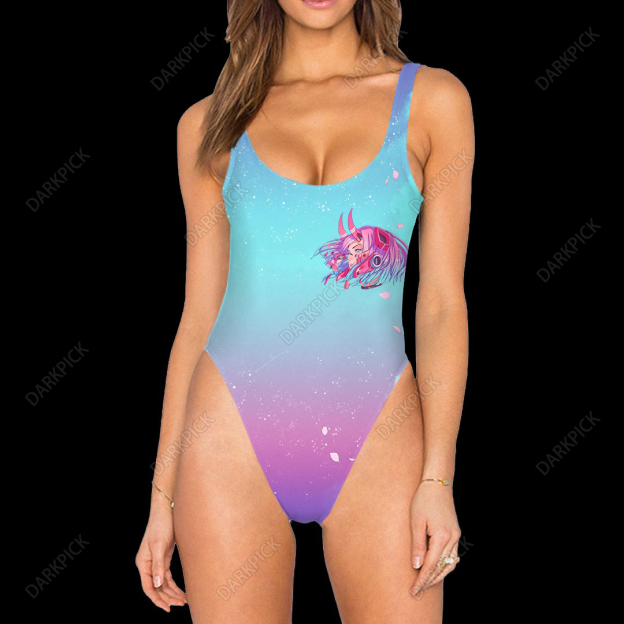 Sakura Oni High Legged One Piece Swimsuit