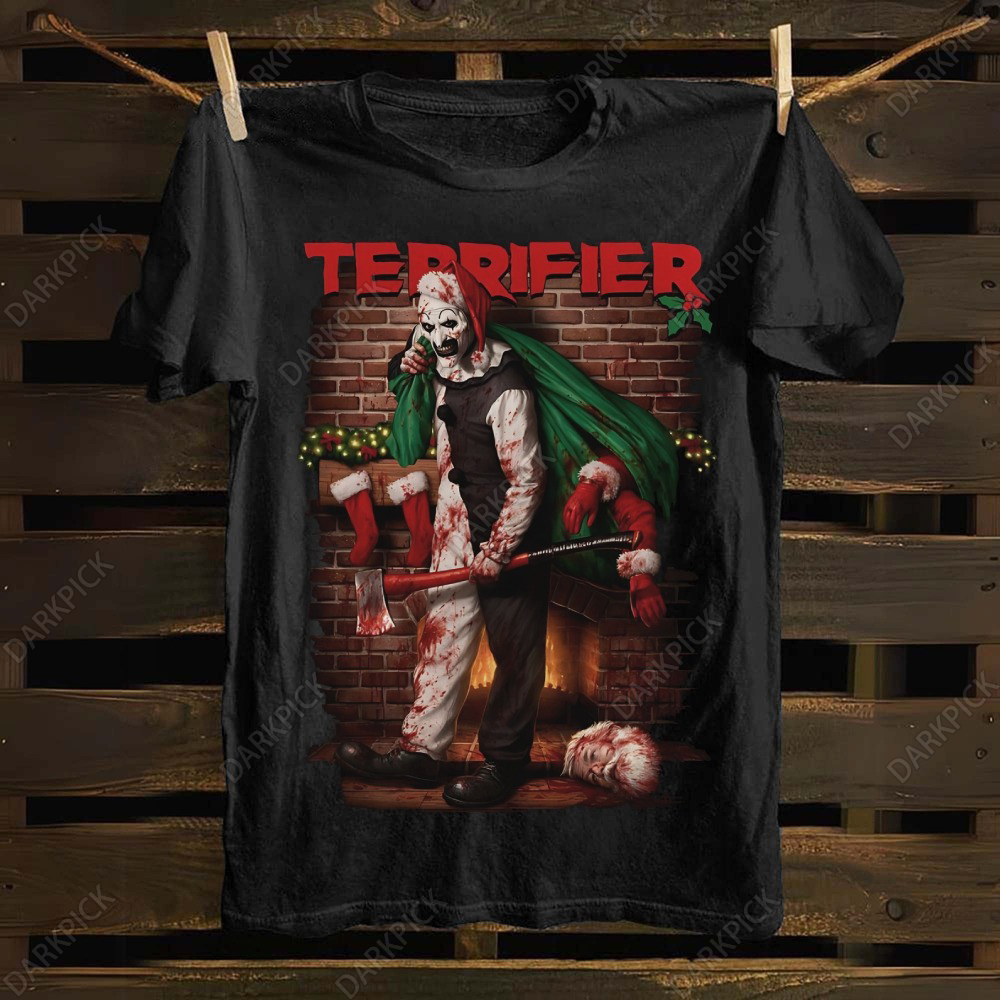 Unisex cotton Terrifier Horror Movie Christmas T-shirt