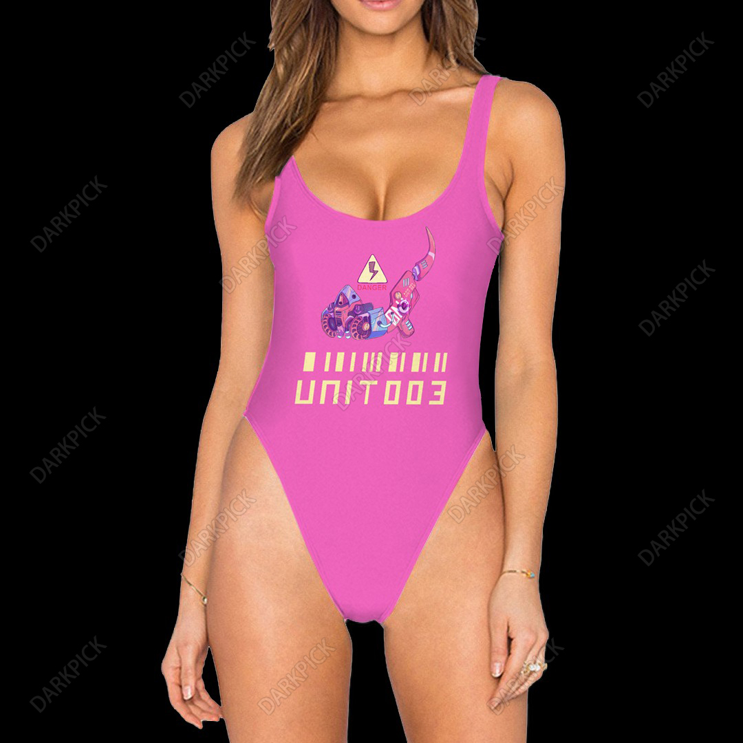 Purified High Legged One Piece Swimsuit