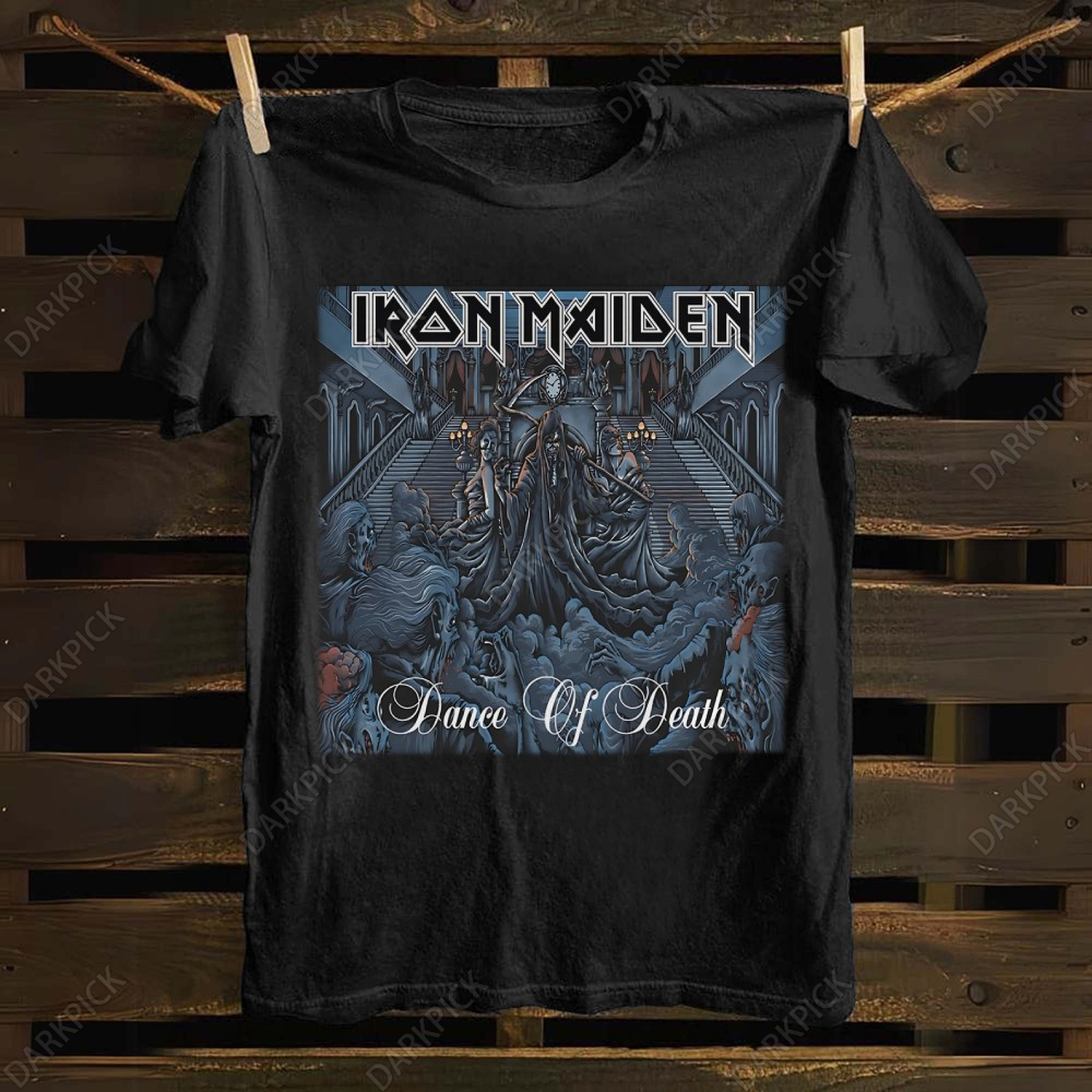 Unisex cotton Iron Maiden Dance Of Death T-shirt